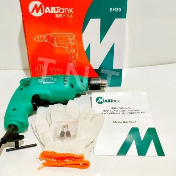 Harga Spesial.. BOR LISTRIK 10 MM SH 30 MESIN BOR TANGAN MAILTANK SH 30 DRILL MAILTANK