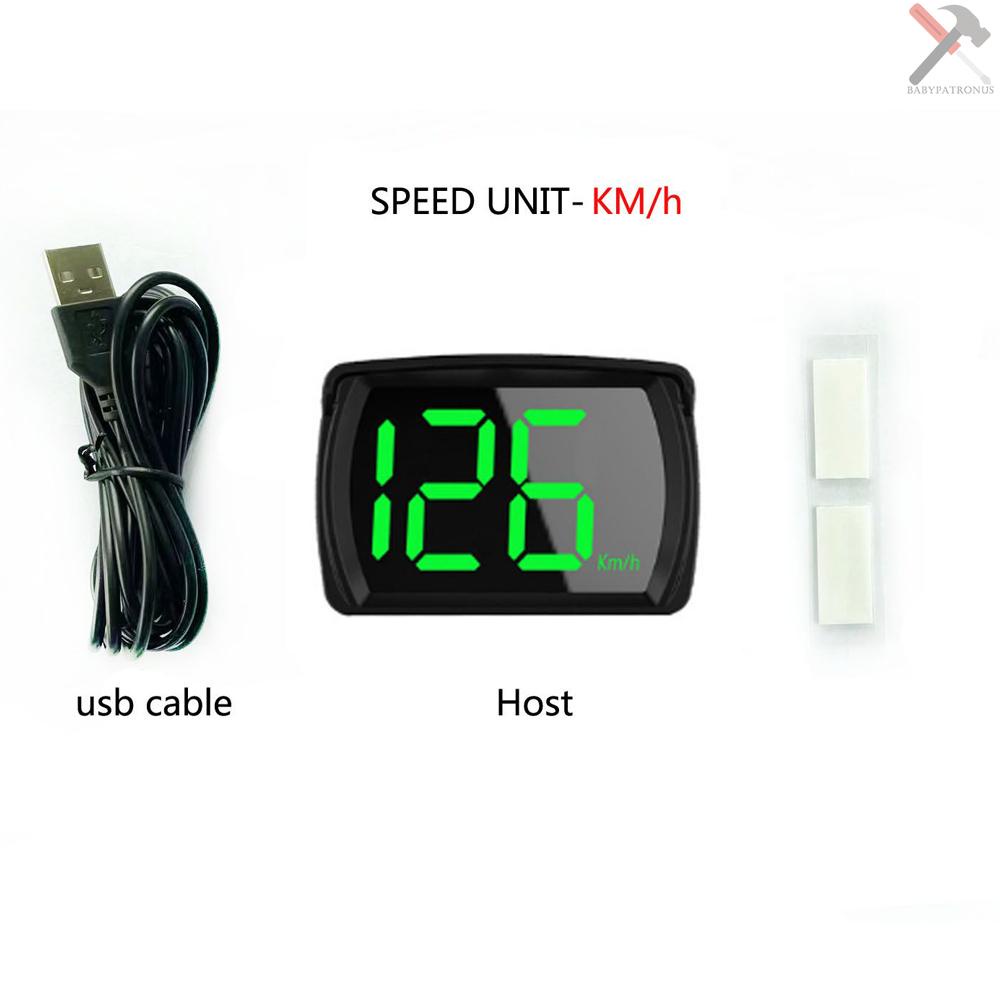 Headup Display HUD Mobil KM/H MPH GPS Digital Speedometer Dengan LED Font Display Besar Untuk Mobil Truk SUV Motor