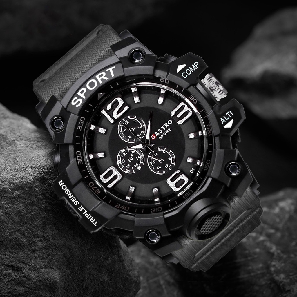 ✅COD Jam Tangan Pria Gastro Sport Analog Terbaru Jam Tangan Pria Analog Karet Quartz Terbaru 1125