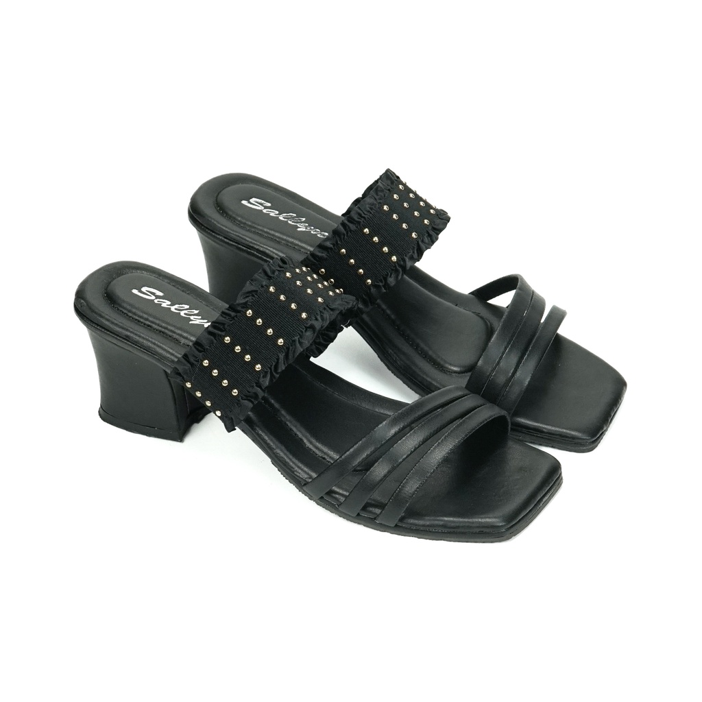 Heels Sandal Tali Wanita 5 cm - Claudia