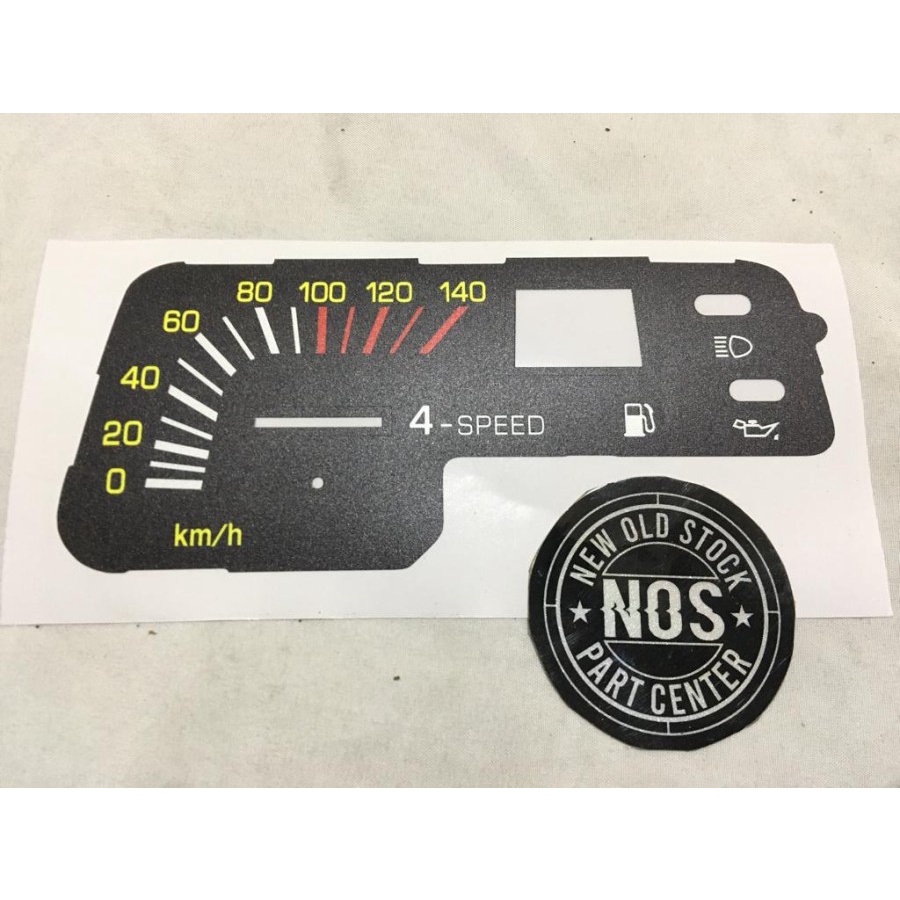 STICKER STIKER SPEEDOMETER SPEEDO SPIDO YAMAHA ALFA COPY ORIGINAL