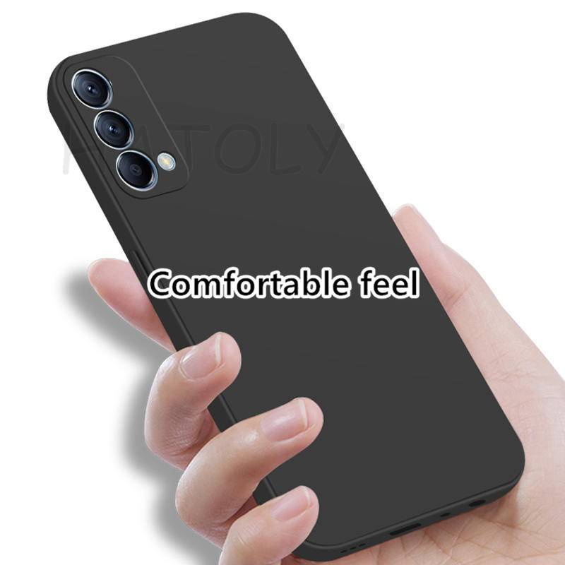 Untuk OPPO A74 A94 A53 A15 A54 A53s A15s F19 Pro Plus 4G 5G Case Silikon Cair Original Karet Case