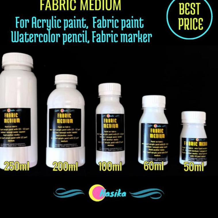 

{I-B8}✮» FABRIC MEDIUM PREMIUM MURAH 15 - 250 ml, MEDIUM ACRYLIC, FABRIC MEDIUM terviral