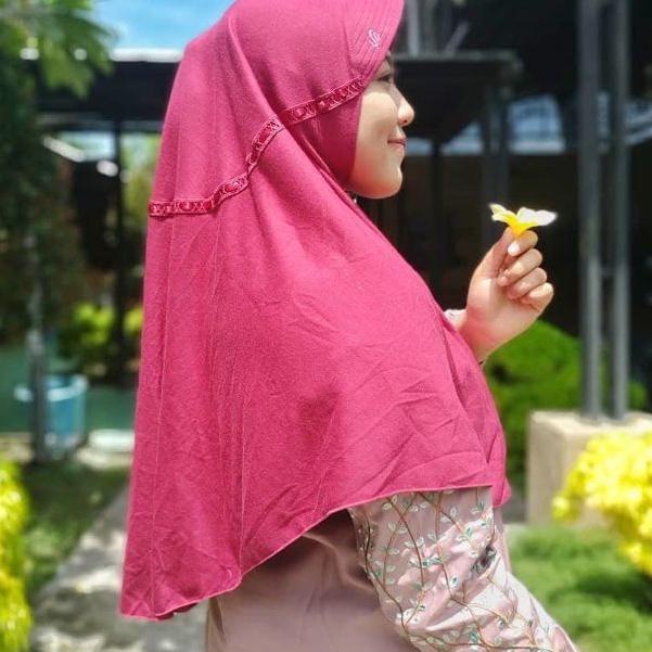 ㆊ Hijab Serut Rabbani KW ukuran L // Hijab serut sekolah rabbani LANGSUNG CHECKOUT 2290 ⁂