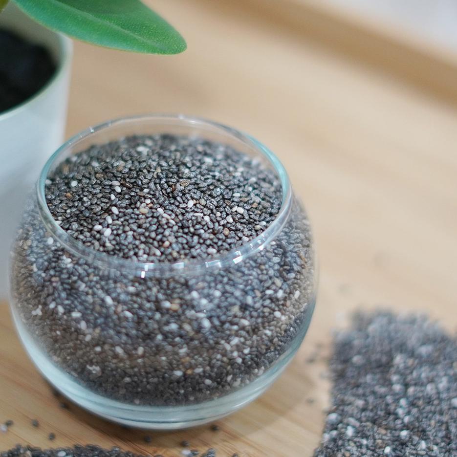 

FREE ONGKIR!250 grams Chia Seed Organic Black Chiaseed Biji Chia Hitam Premium - Original SAFIYA HERBAL|KD7