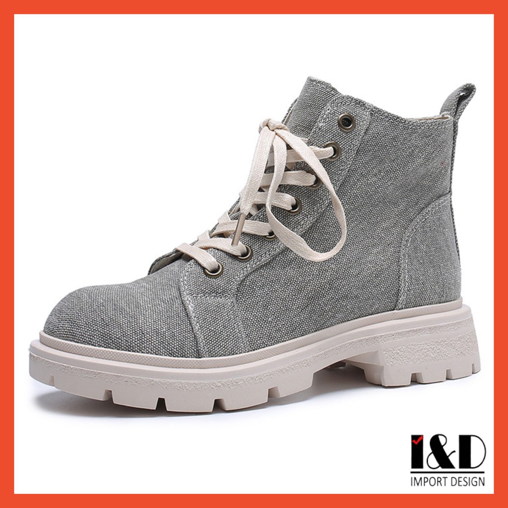 [ Import Design ] Sepatu Boots Wanita Import Boots Jeans Premium Quality ID159