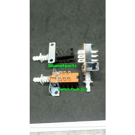 Switch Swit Saklar Dpdt 2x3 / Switch dpdt 6pin on off / Saklar on off dpdt 6pin