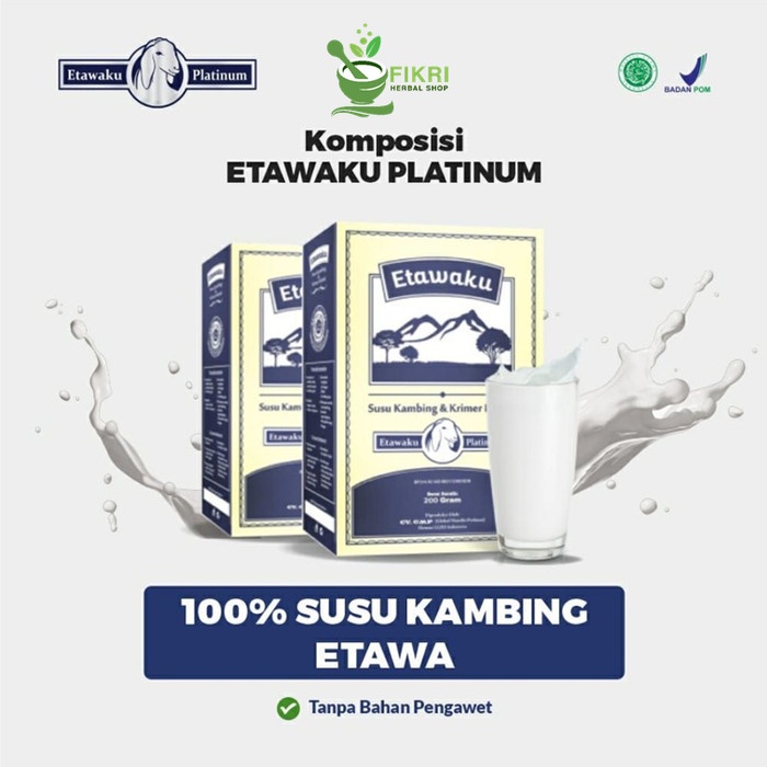 

[new] SUSU ETAWAKU PLATINUM - Susu Kambing Etawa Anak & Dewasa