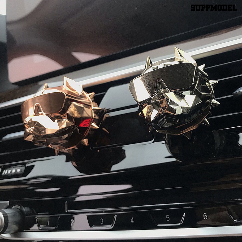 [Dekorasi] 1set Klip Parfum Mobil Creative Bulldog Vent Pengharum Ruangan Scent Perfume Car Decor