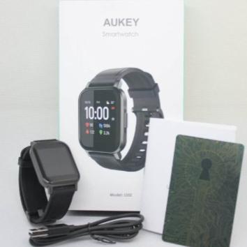 Smartwatch Aukey Ls02 Jam Tangan Pria , Jam Tangan Wanita Hitam