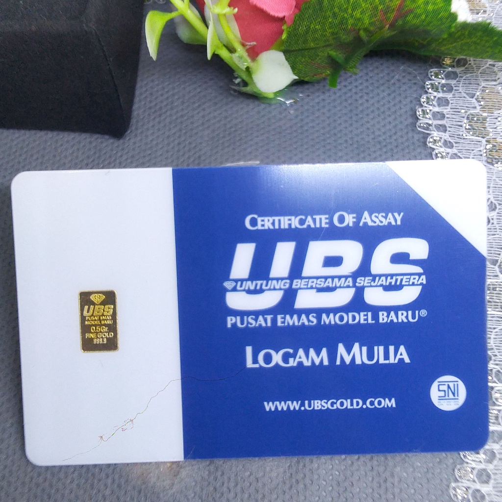 emas batangan UBS 0,5 gram LM24k