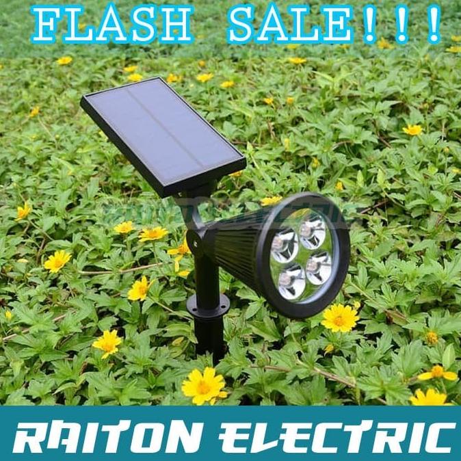 Lampu Sorot Taman Tenaga Surya / Lampu Sorot Solar Cell / Lampu Teras