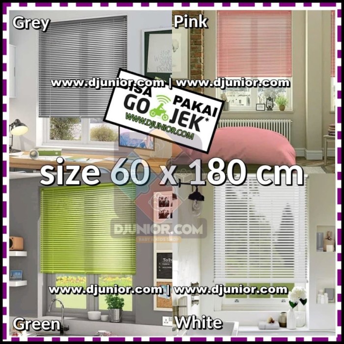 KRIS - VENETIAN ROLLER BLIND 60 X 180 CM / 60X180CM / 60X180 CM TIRAI