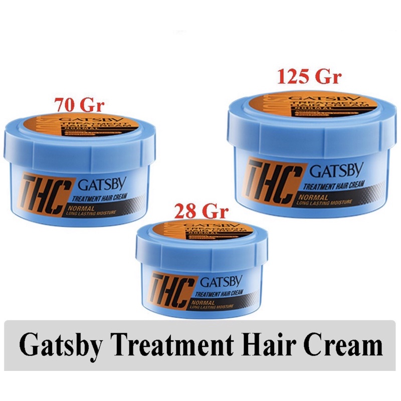 GATSBY POMADE TREATMENT HAIR CREAM NORMAL 28g/70g/125g