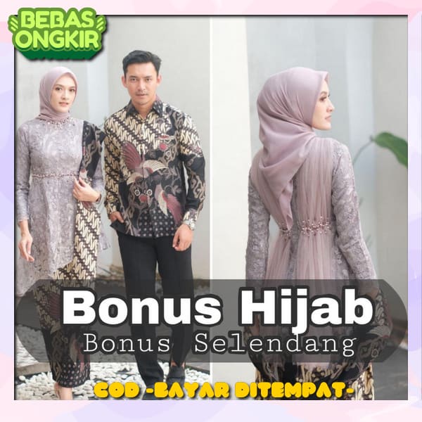 Buju Couple Pesta Lamaran Gamis Kapel Terbaru Bj Pasang Kekinian Buju Pasangan Premium Sarimbitan Ke