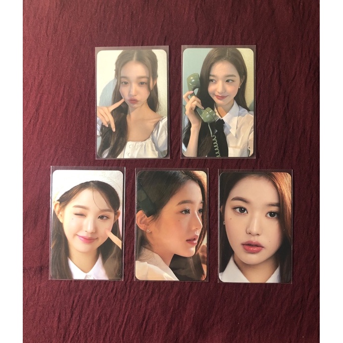 PHOTOCARD PC WONYOUNG IVE HAPA KRISTIN WONY BARET TELPON OFFICIAL