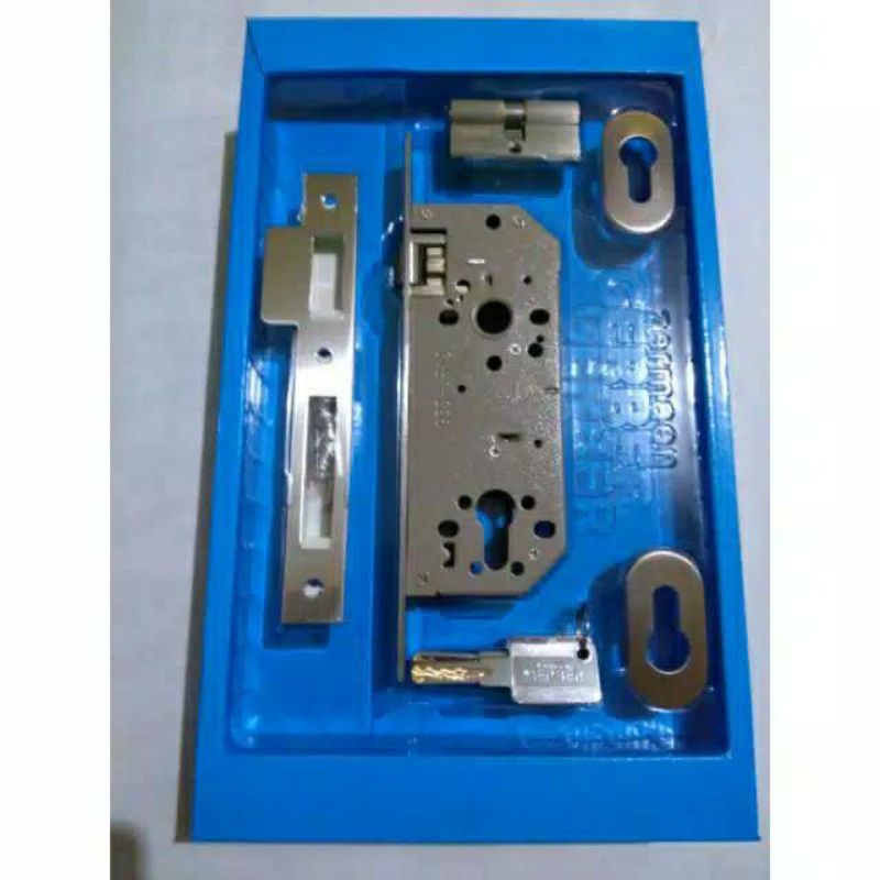 Door Body Lock / Body Kunci Pelor Merk Gerber + Kunci Set
