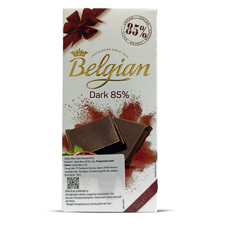 

[PRODUK JAPGT] THE BELGIAN Dark Chocolate 85% 100 gram Cokelat Hitam 9VH