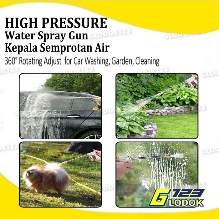 Kepala Semprotan Taman Air Steam Cuci Motor Mobil Water Jet Spray Gun