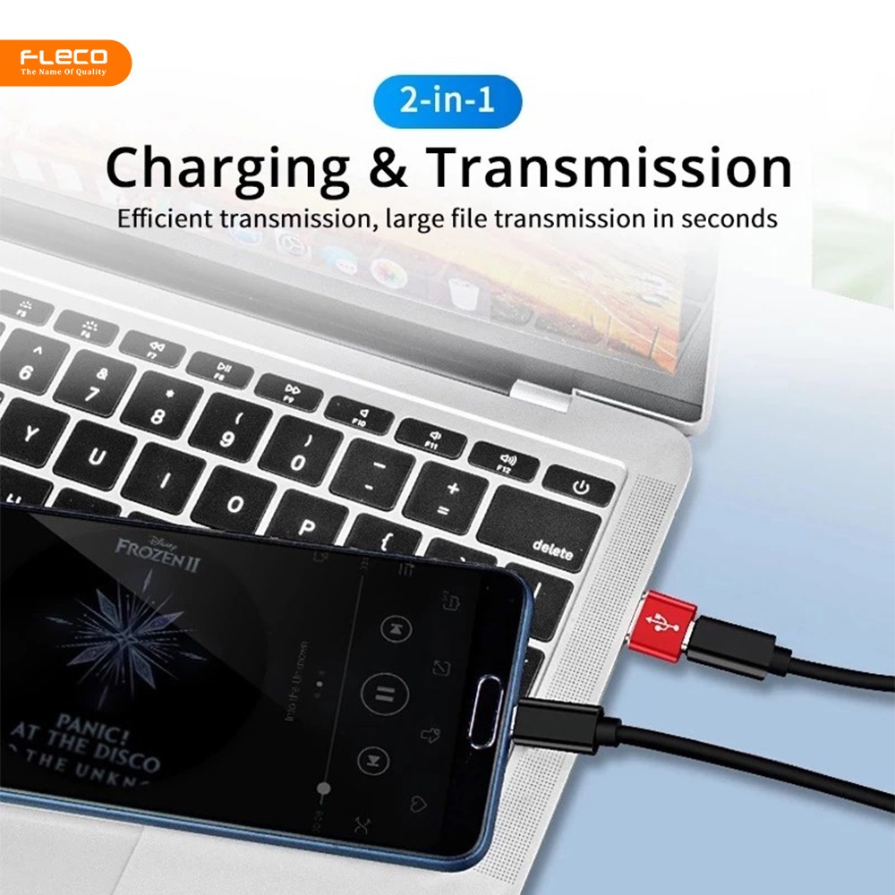 Fleco USB 3.0 Male to USB 3.1 Type-C Female Converter Adapter kabel  type-c PD POWER DELIVERY  Universal USB Interface Plug and Play