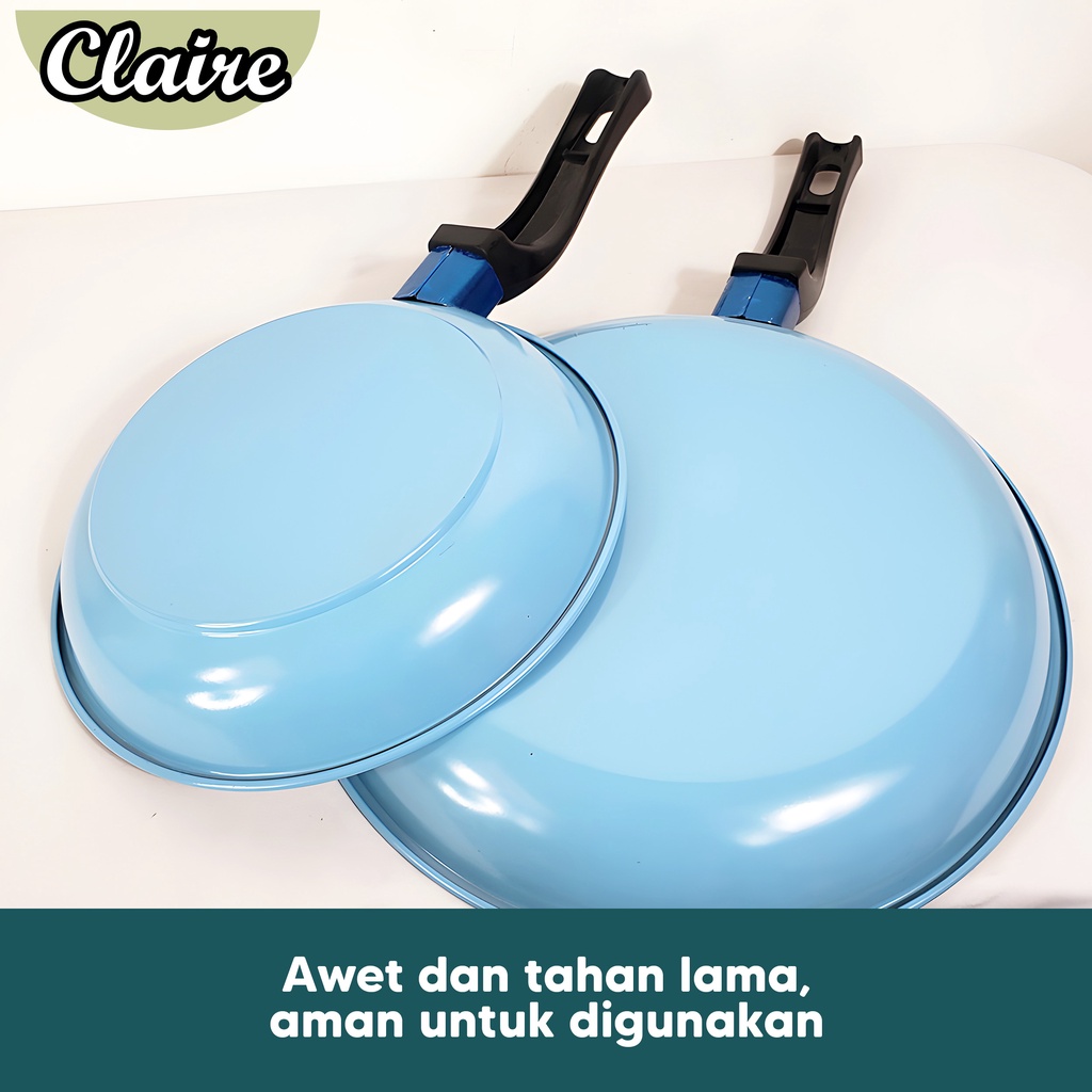 Teflon 1 set isi 2 pcs / Wajan Penggorengan set isi 2 / PANCI PENGGORENGAN SET