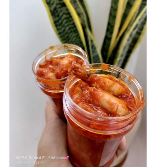 

sambal baby cumi utuh bukan potongan チ