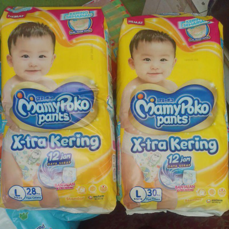 mamypoko pants x-tra kering  l28 l 28
