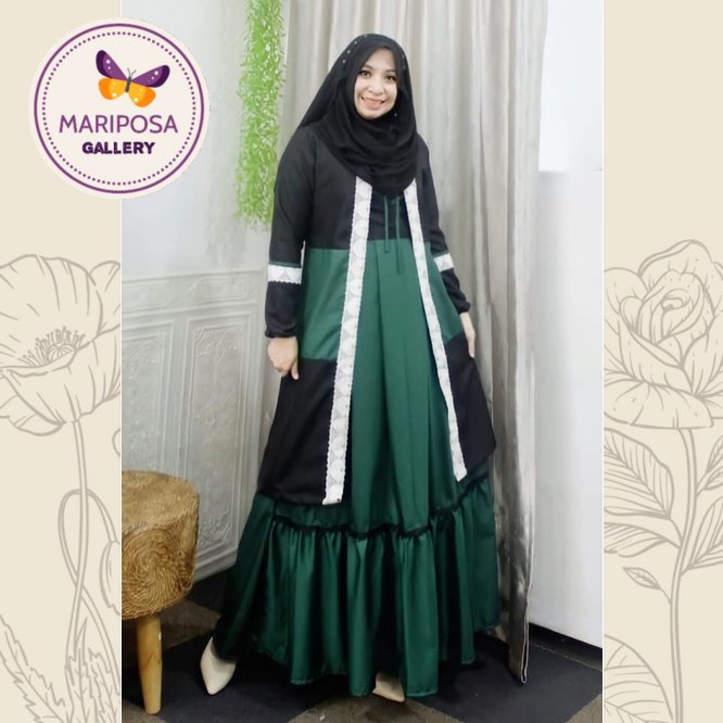 BAJU ORI - Gamis Deura D282 / Gamis Deura Terbaru / Gamis Remaja / Gamis Wanita MARIPOSA