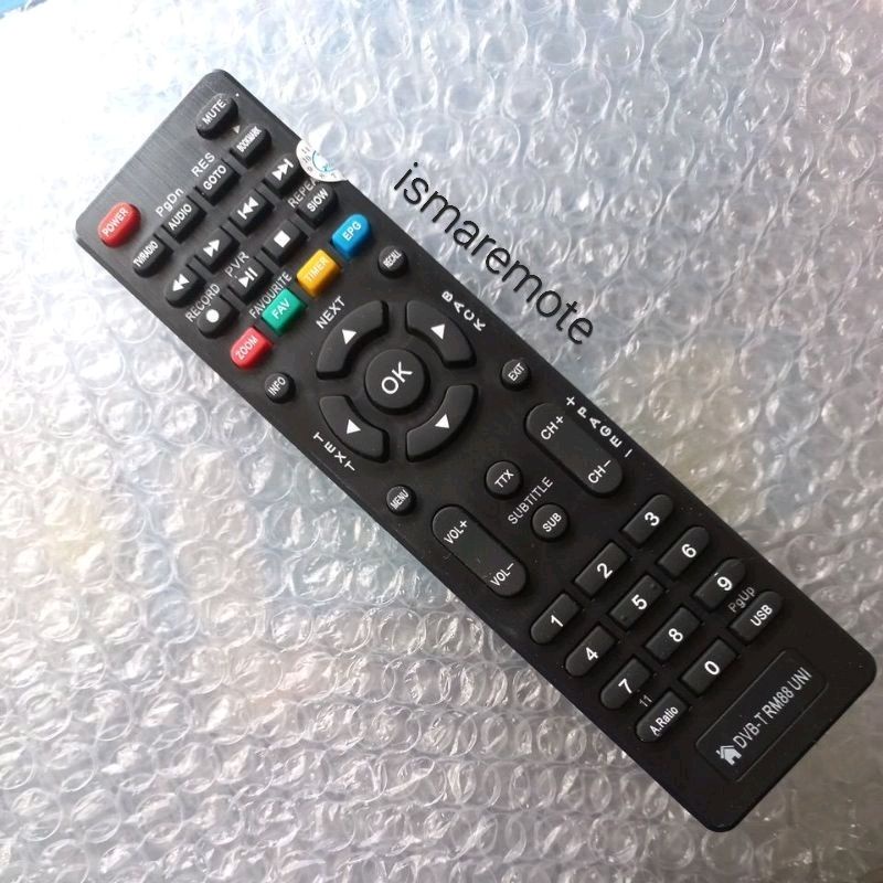 REMOTE REMOT RECEIVER PARABOLA DVB T2 UNIVERSAL XTREAMER BIEN 1&amp; 2