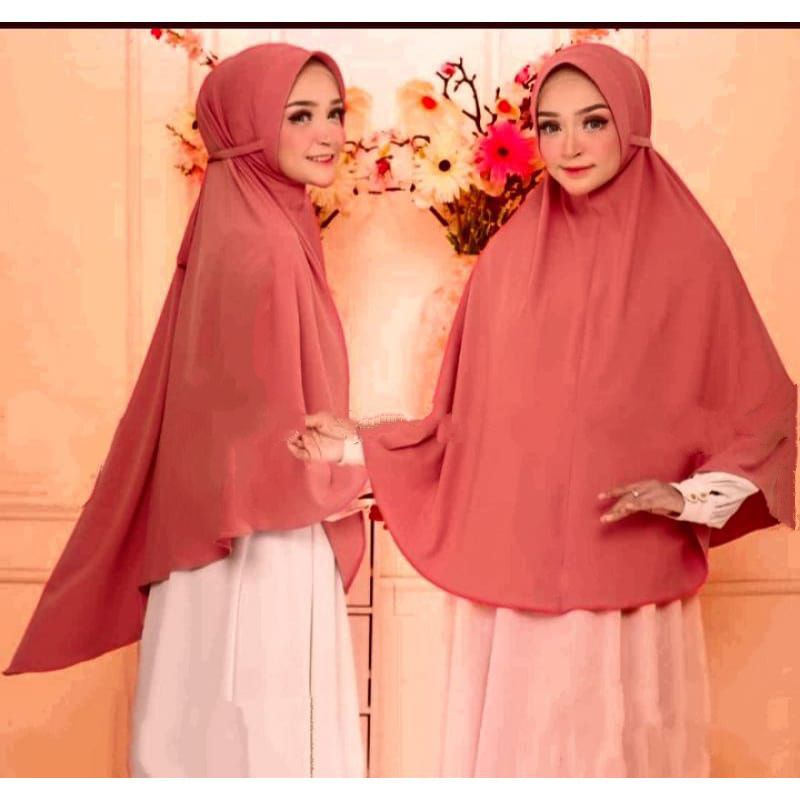 HIJAB BERGO PET TALI JUMBO CRINGKLE AIRFOLW SIZE XXL/ HIJAB KHIMAR JUMBO CRINGKLE AIRFLOW XXL