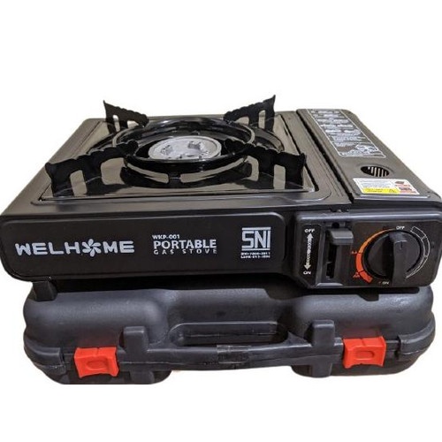 Kompor gas portable - Kompor Gas Mini Portable 1 Tungku - kompor portabel welhome - Kompor Gas 1 Tun