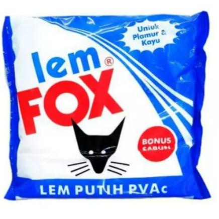 

LEM PUTIH FOX BIRU 350gr LEM PUTIH TEMBOK KAYU