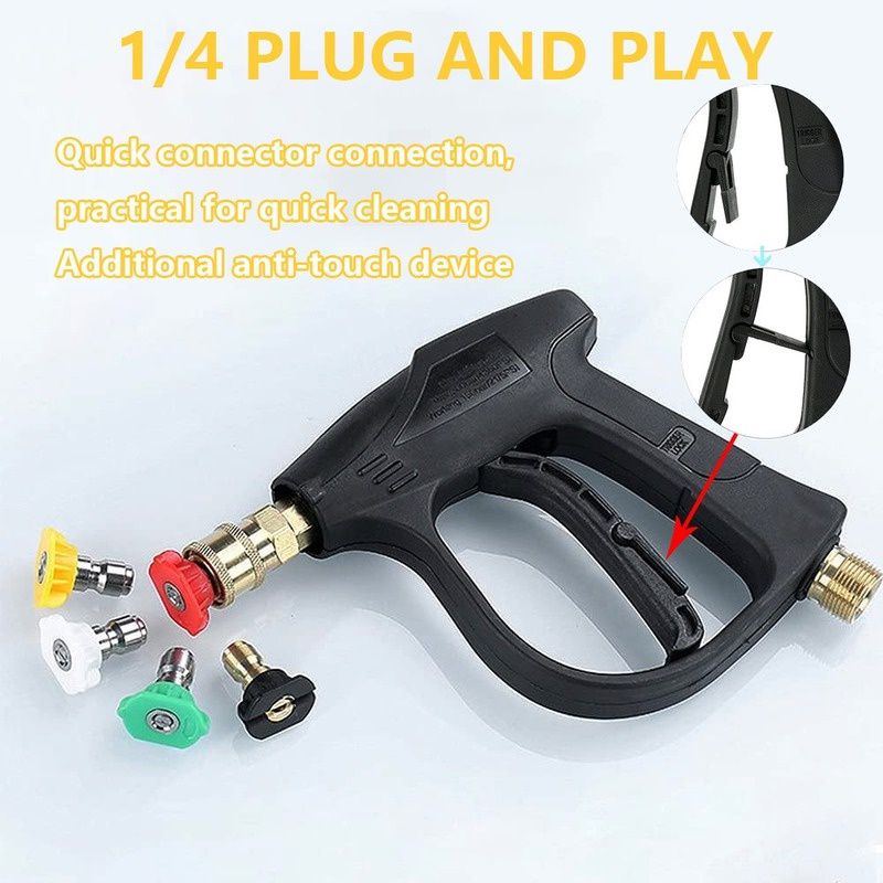 KIT NOZZLE SPRAY GUN | KEPALA QUICK RELEASE JET WASHER CLEANER