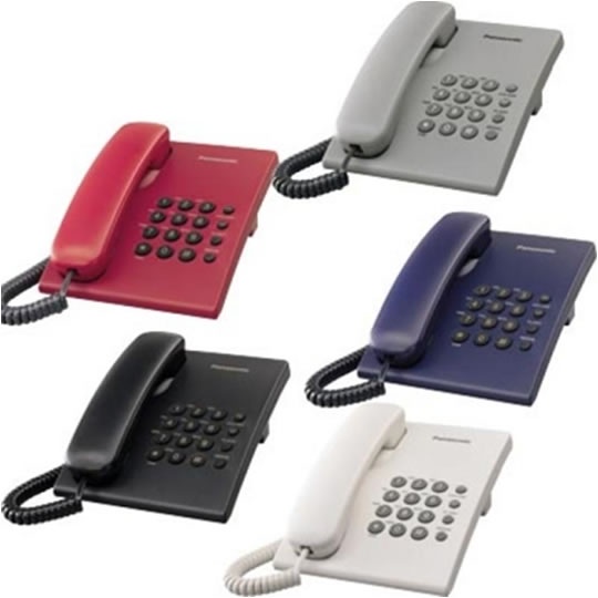 KX-TS505 SINGLE LINE TELEPHONE PANASONIC KX - TS 505 PESAWAT TELEPON ANALOG PANASONIC KX - TS505