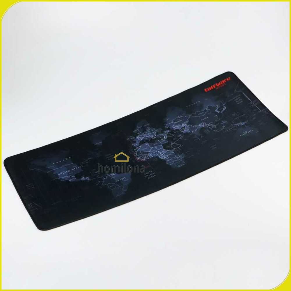 TaffGO Gaming Mouse Pad XL Desk Mat Motif Peta Dunia - MP002