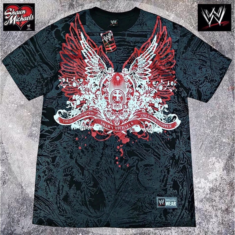 kaos vintage second original wwe shawn michaels tshirt
