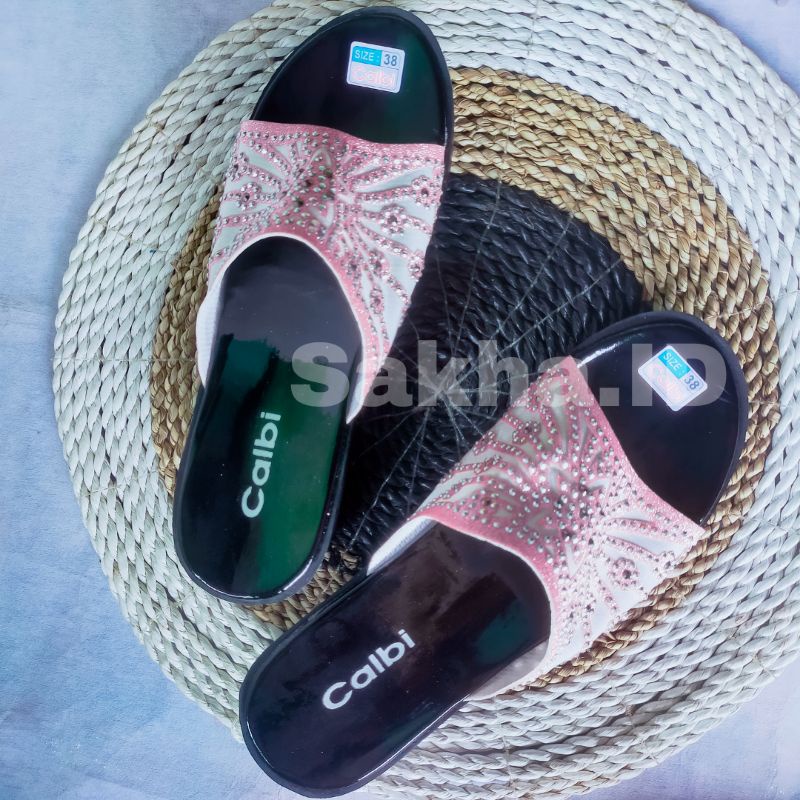 Terbaru Sandal Wedges Calbi / Sandal Pesta