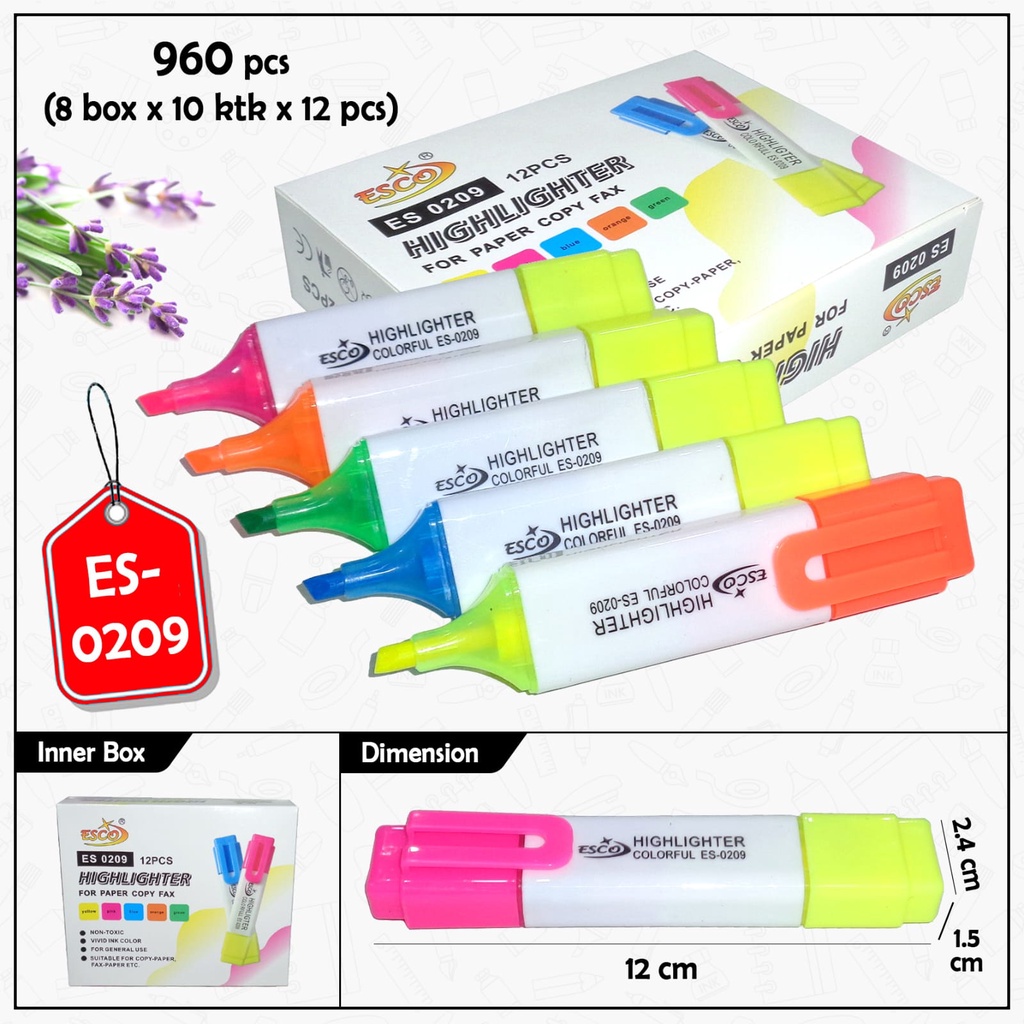 

Stabilo/Higligter/ESCO 0209 2in1