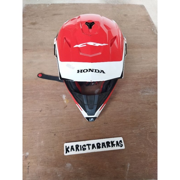 Helm cakil honda crf original ahm