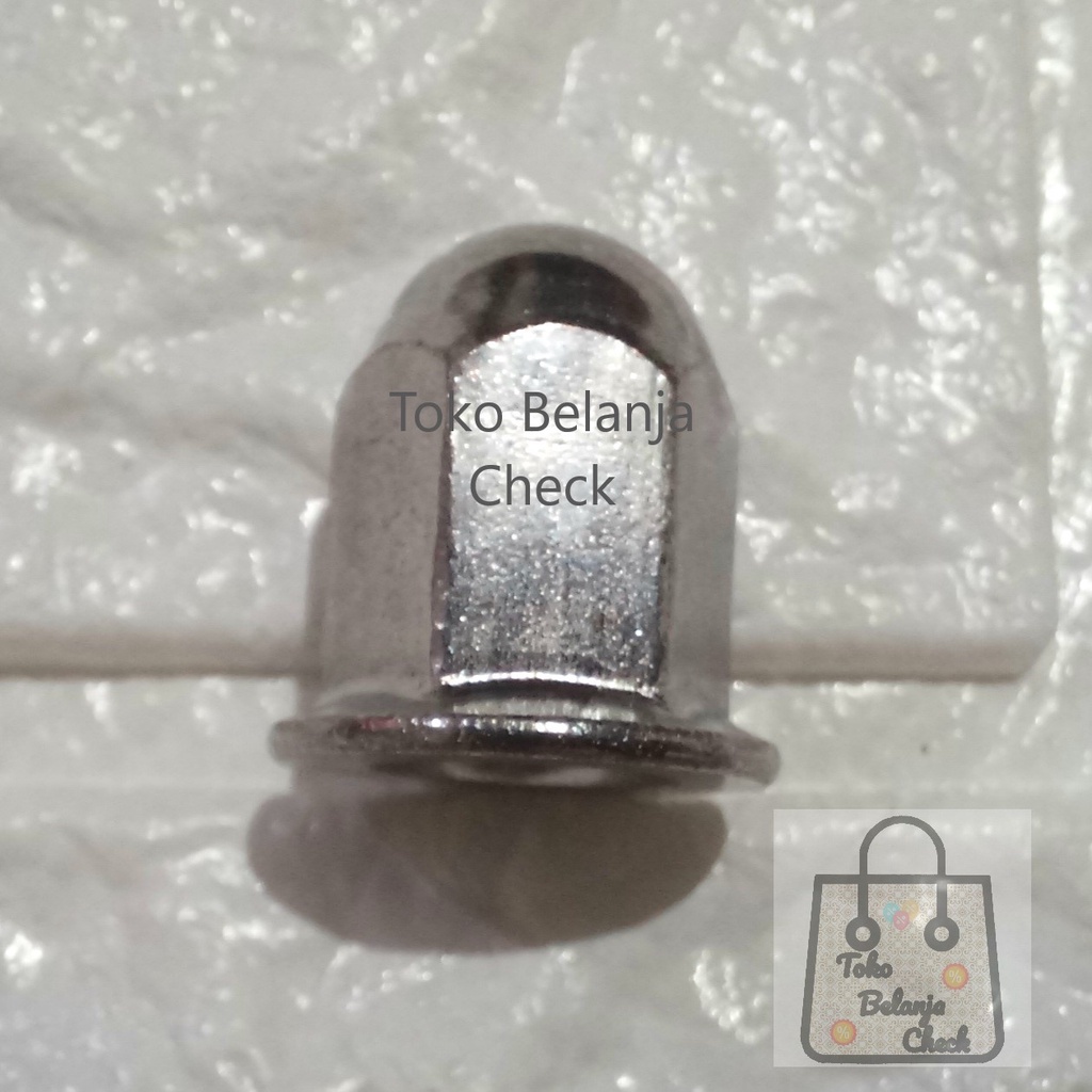 MUR TOPI 12 TINGGI PUTIH CHROM