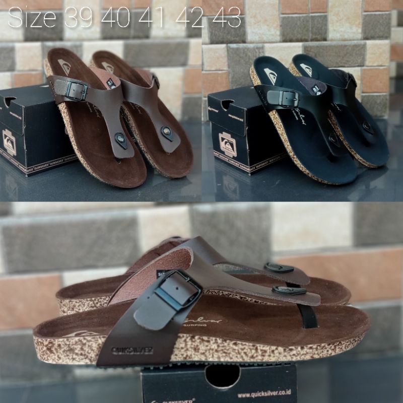 SANDAL QUIKSILVER PRIA/SANDAL PRIA DEWASA/SANDAL IMPORT PRIA/SANDAL TERBARU BERKUALITAS
