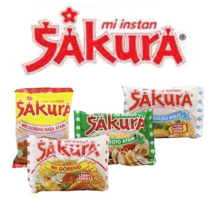 

(U-J5J-♥) Sakura Mie Instan - Mi Sakura Kuah Goreng Soto Kaldu - Mie Jadul amanah