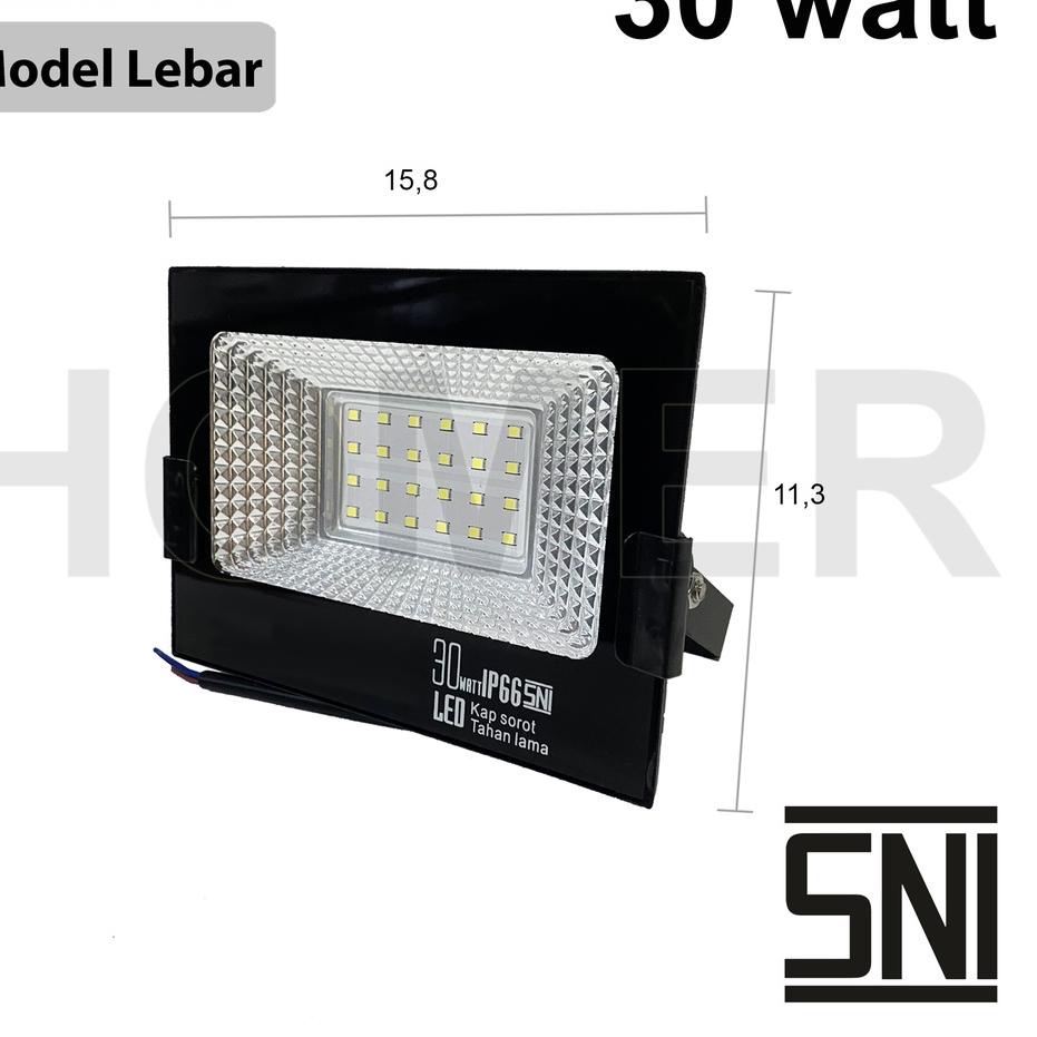 [PRODUK WDLYA] lampu led sorot / tembak / floodlight / outdoor lapangan 30w 30 w 30watt 30 watt prob