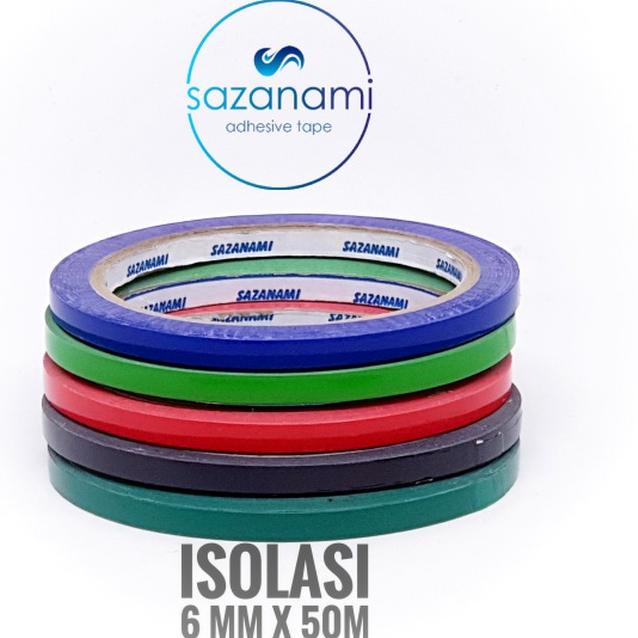 

Kejar Irit 1 PACK 25 ROLL ISOLASI WARNA 6MM X 50M SAZANAMI SELOTIP LAKBAN WARNA