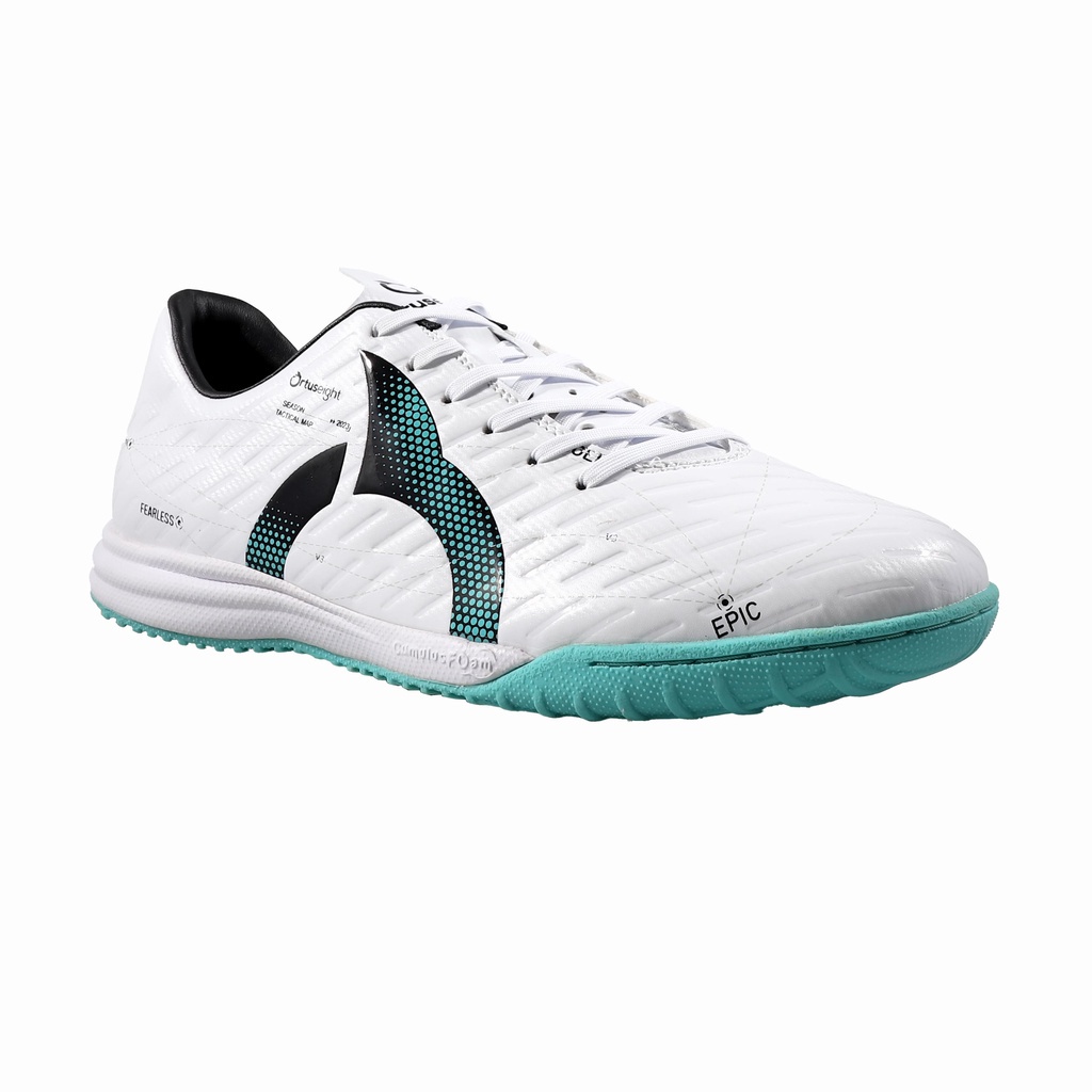 SEPATU FUTSAL ORTUSEIGHT FORTE SOLSTICE IN - WHITE TEAL BLUE (100% ORIGINAL)