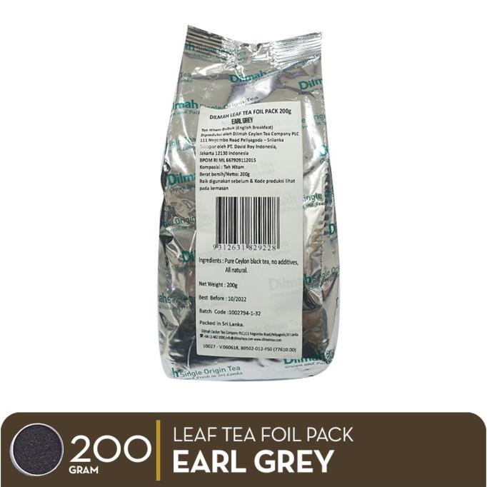 

Dilmah Leaf Tea Foil Pack Earl Grey - Loose Tea Daun Teh Kering 200gr
