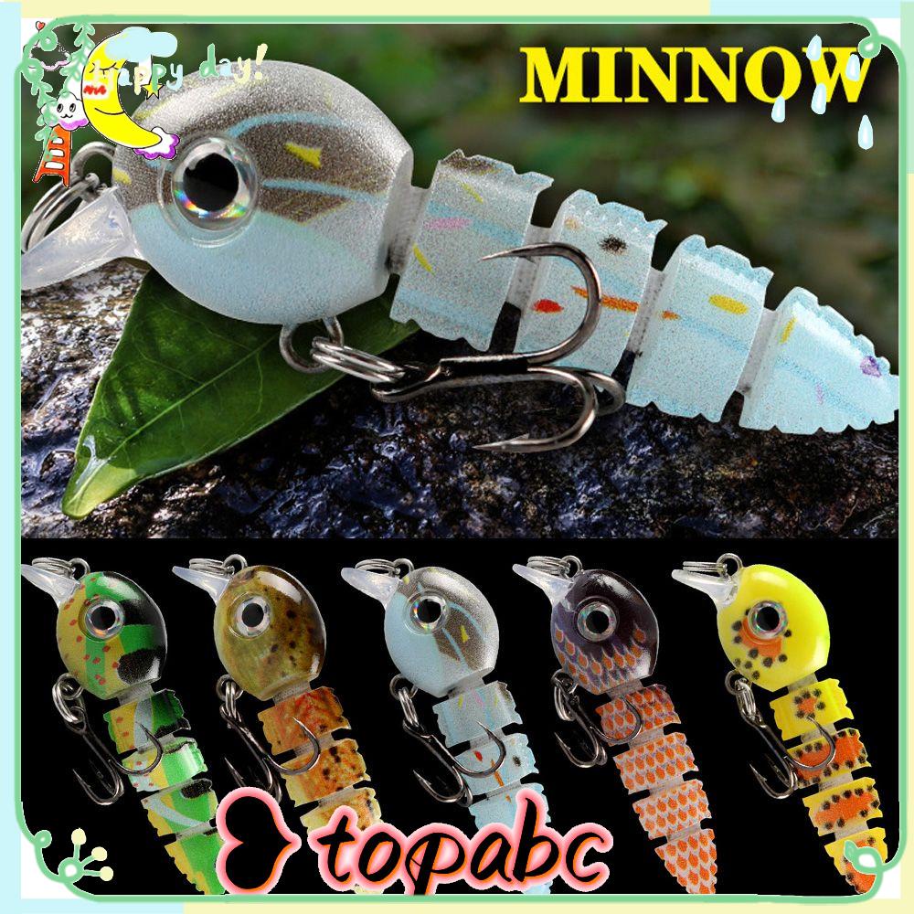 Top Muli-Tergabung Memancing Umpan 3.9G 5.5cm Crankbaits Tackle Musim Dingin Memancing Ikan Hooks