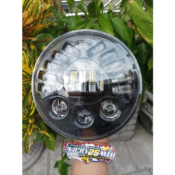 lampu daymaker 7 inch daymaker ninja r mpro tiger daymaker 7inch import