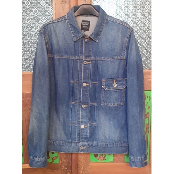 BROWNY VINTAGE trucker jacket jeans type 1
