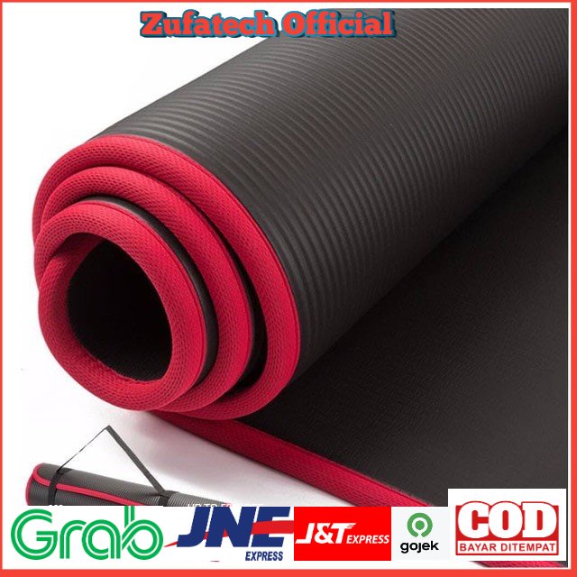 NBR Karpet Pilates Yoga Anti Slip 10mm - 180906 - Black